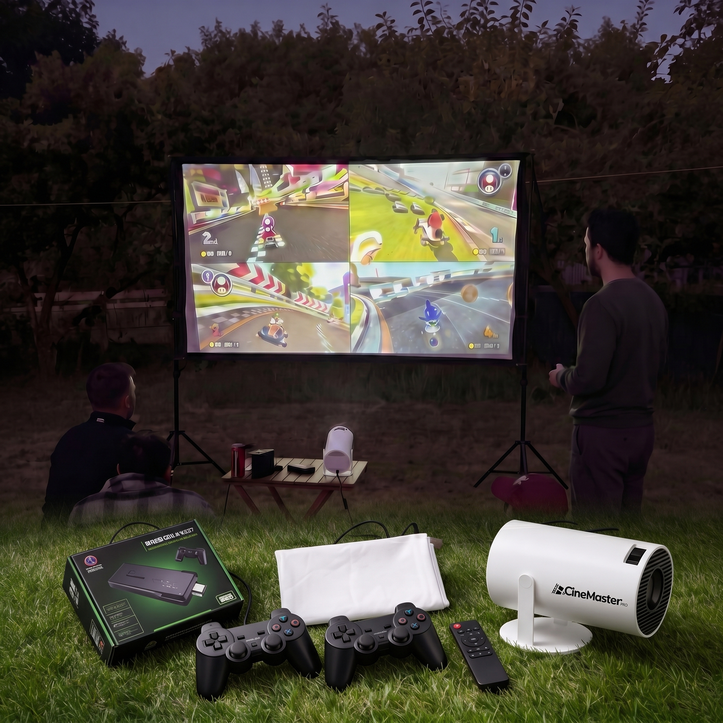 CineMaster Pro® - 4K Smart Projector