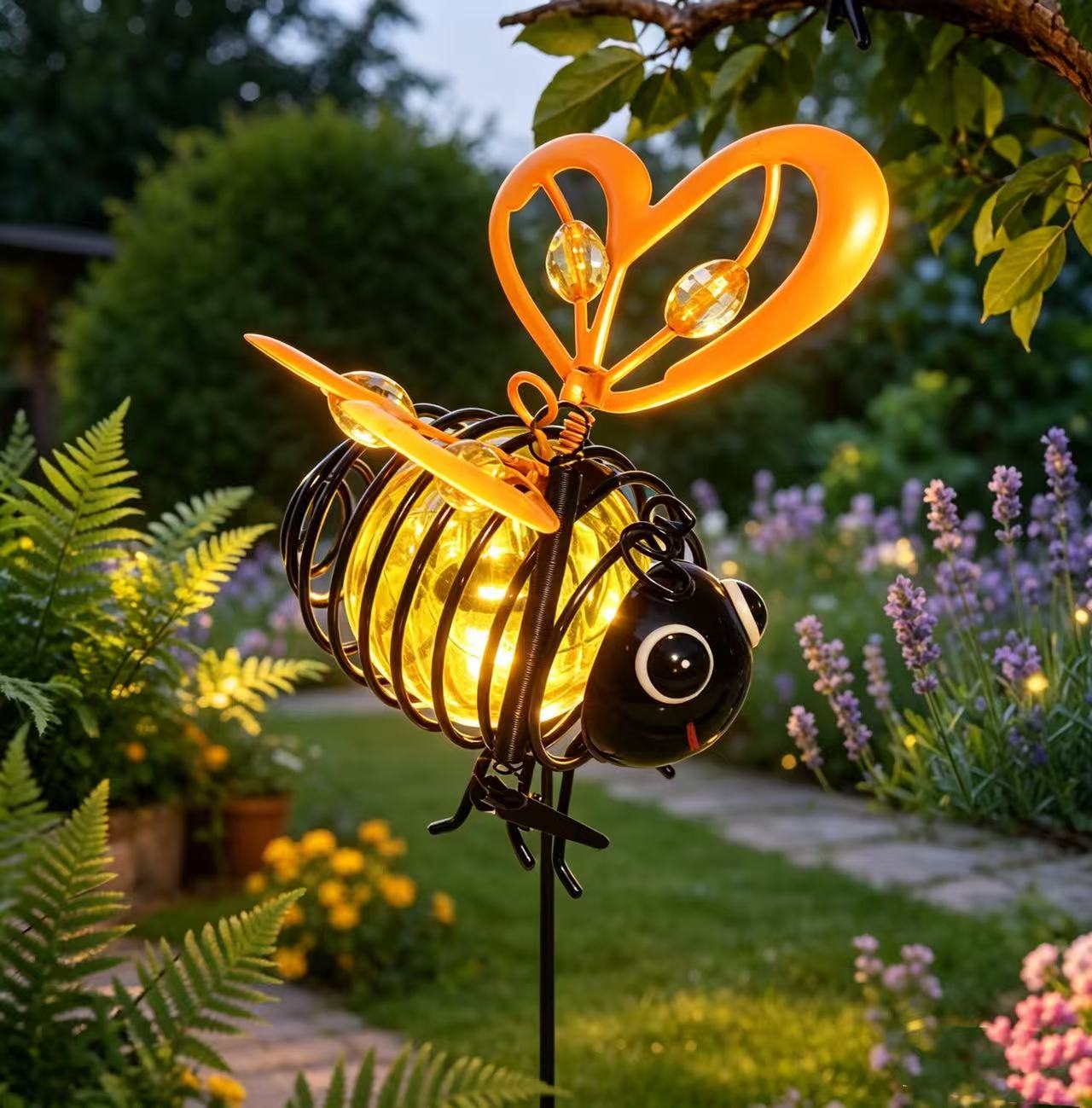 Solar Bee LED Hanging Light