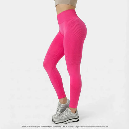 High Waisted And Hip Lifting Yoga Elastic Quick Drying Tight Pants