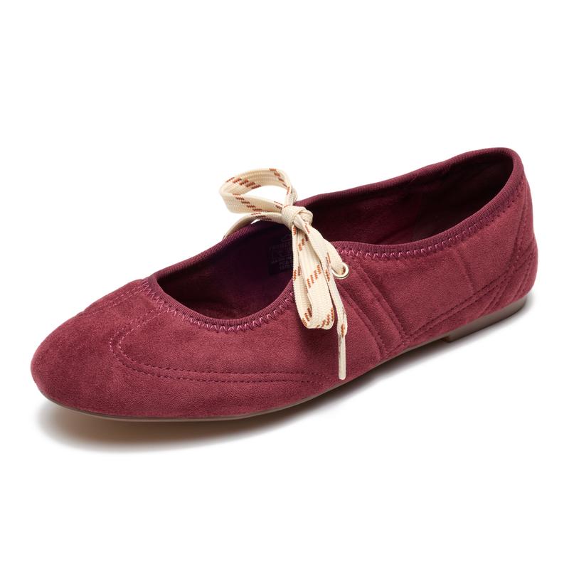 Women’s Mary Jane Flats – Memory Foam & Non-Slip