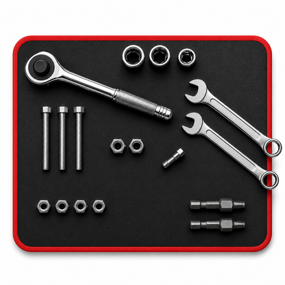 Magnetic Tool Mat – Anti-Slip Car Repair Tool & Parts Organizer Pad