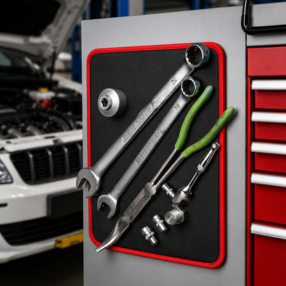 Magnetic Tool Mat – Anti-Slip Car Repair Tool & Parts Organizer Pad