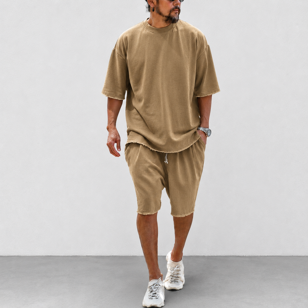 Loose Fit Textured Lounge Set