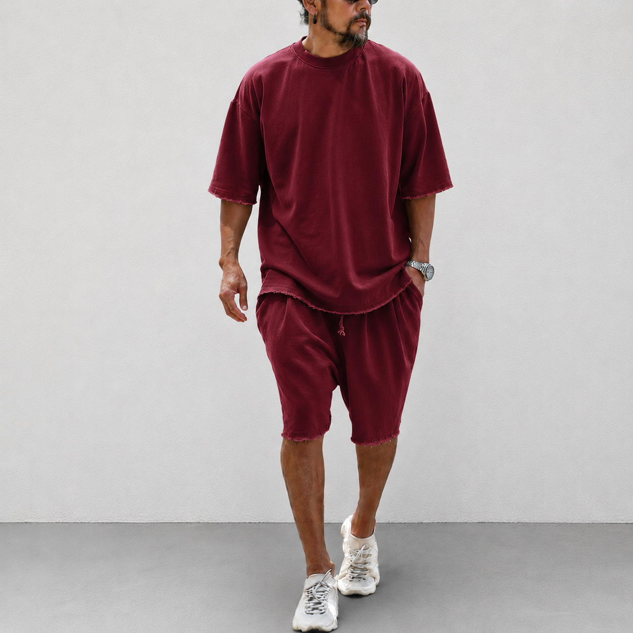 Loose Fit Textured Lounge Set