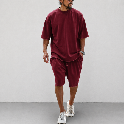 Loose Fit Textured Lounge Set
