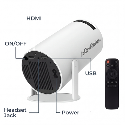 CineMaster Pro® - 4K Smart Projector