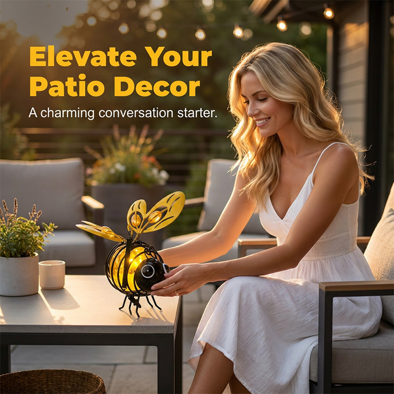 Solar Bee LED Hanging Light