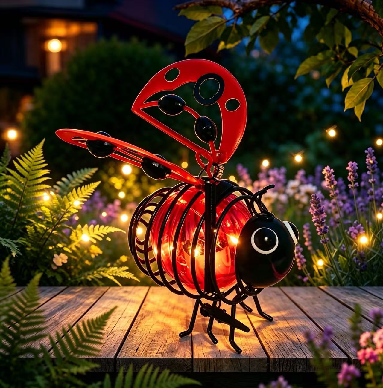 Solar Bee LED Hanging Light