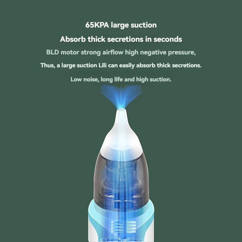 2026 New Baby Electric Nasal Aspirator – Rechargeable Congestion Relief