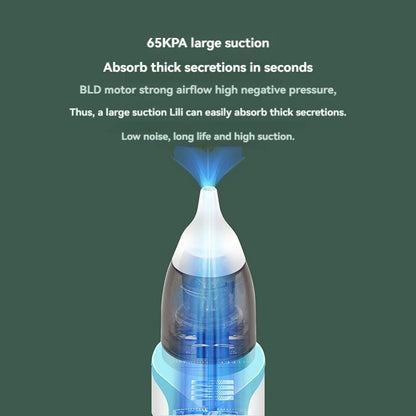 2026 New Baby Electric Nasal Aspirator – Rechargeable Congestion Relief