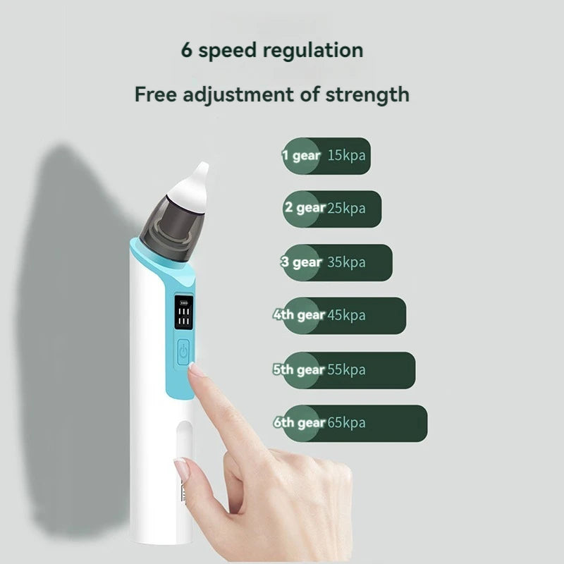 2026 New Baby Electric Nasal Aspirator – Rechargeable Congestion Relief