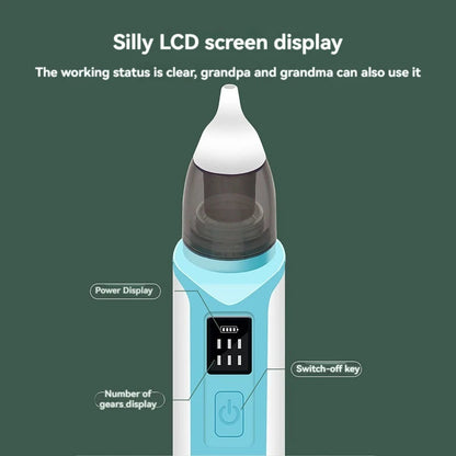 2026 New Baby Electric Nasal Aspirator – Rechargeable Congestion Relief
