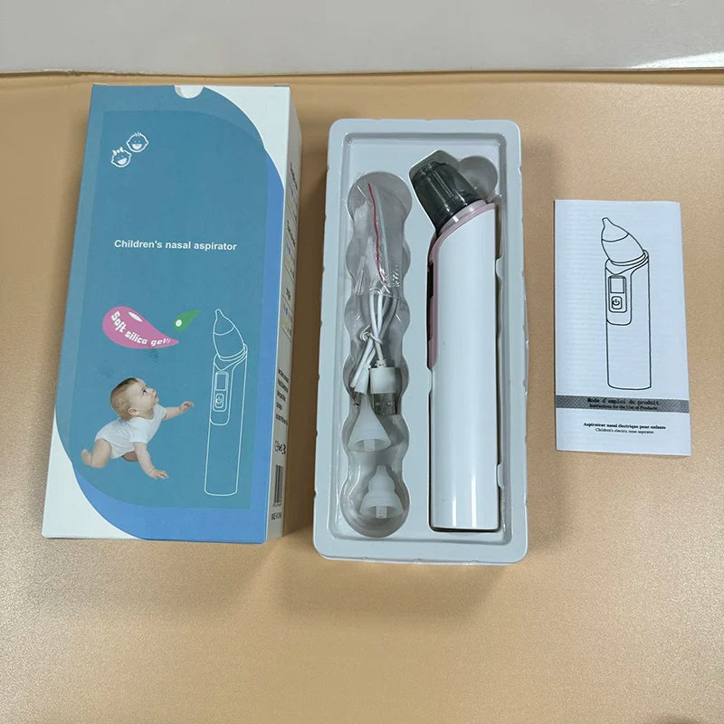 2026 New Baby Electric Nasal Aspirator – Rechargeable Congestion Relief