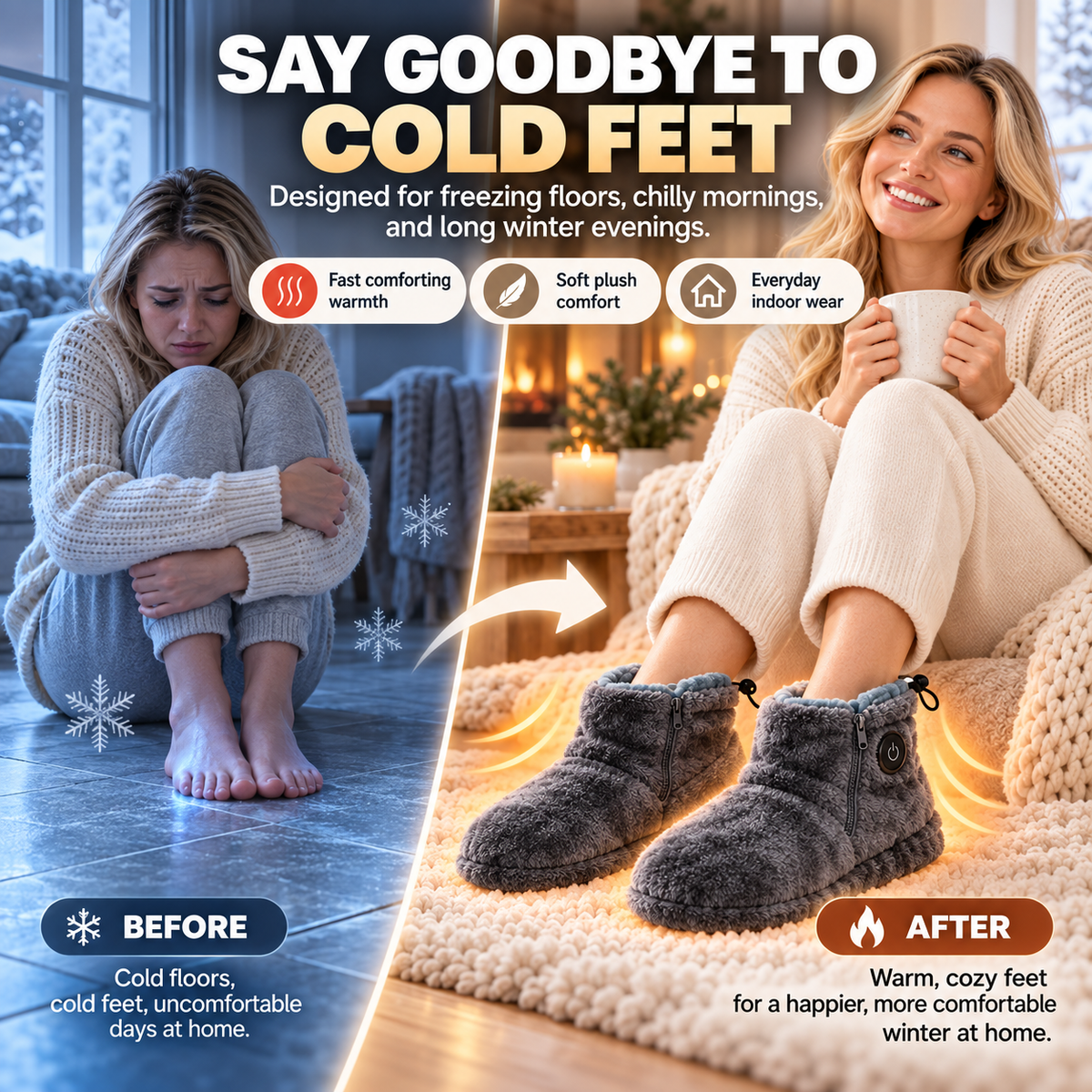 HeatStep Slippers