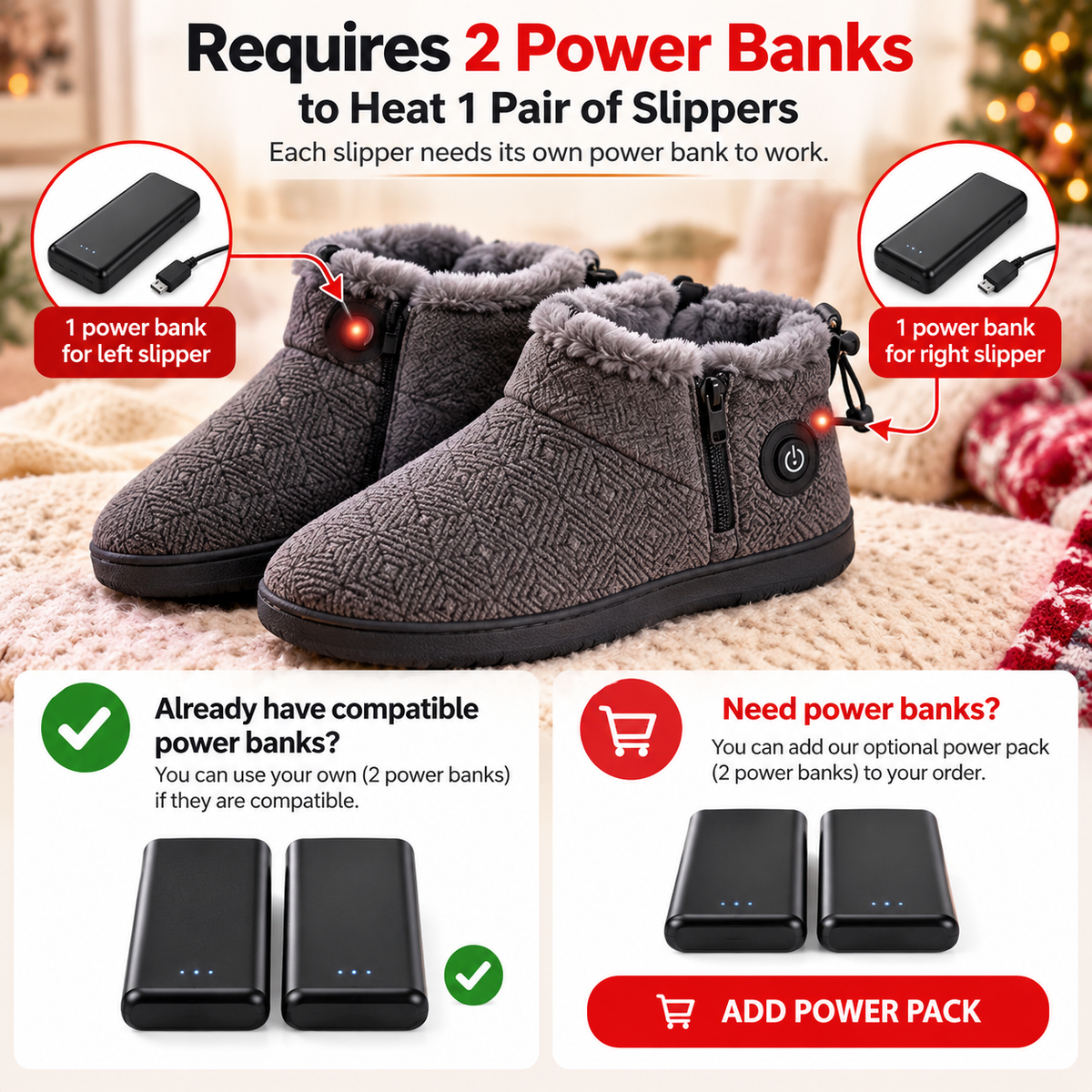 HeatStep Slippers