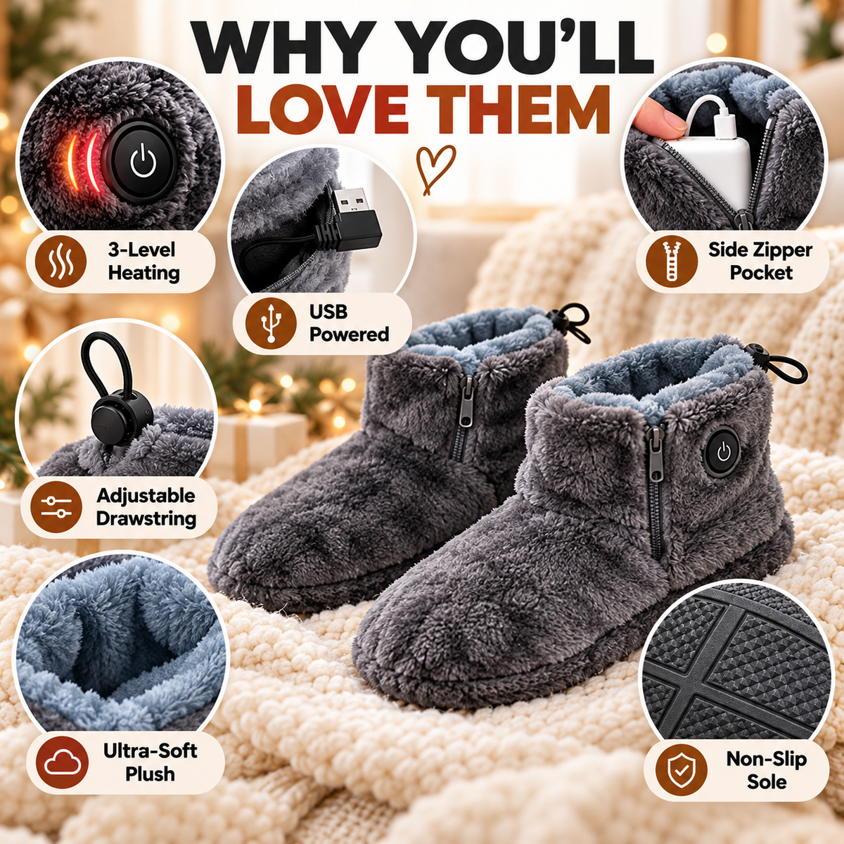 HeatStep Slippers