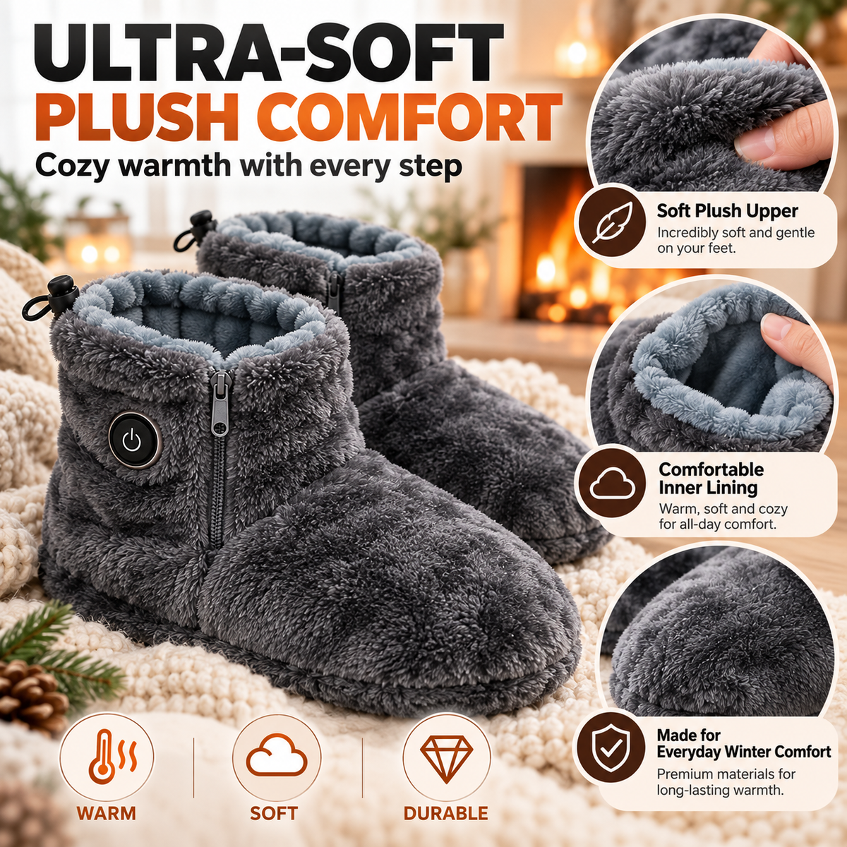HeatStep Slippers