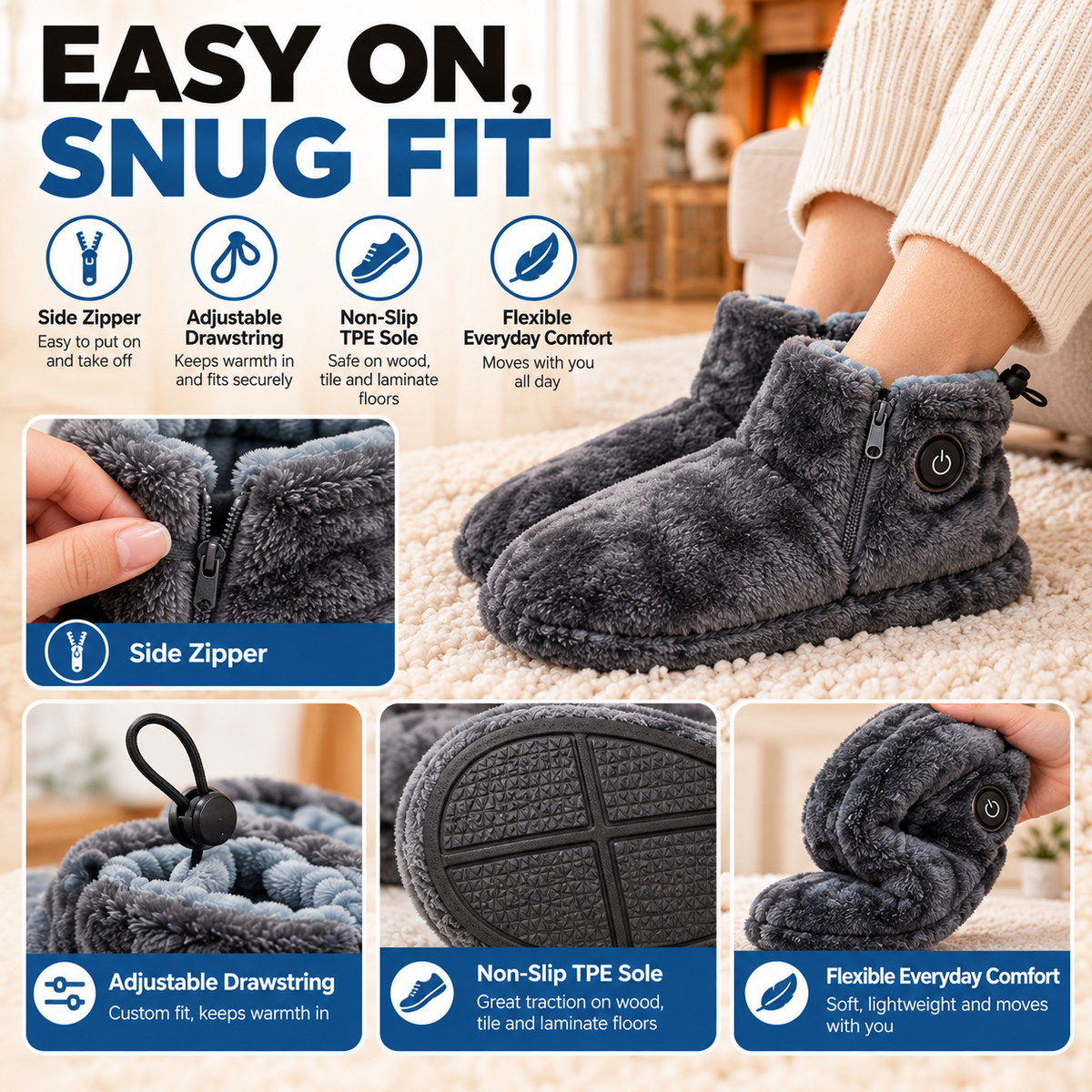 HeatStep Slippers