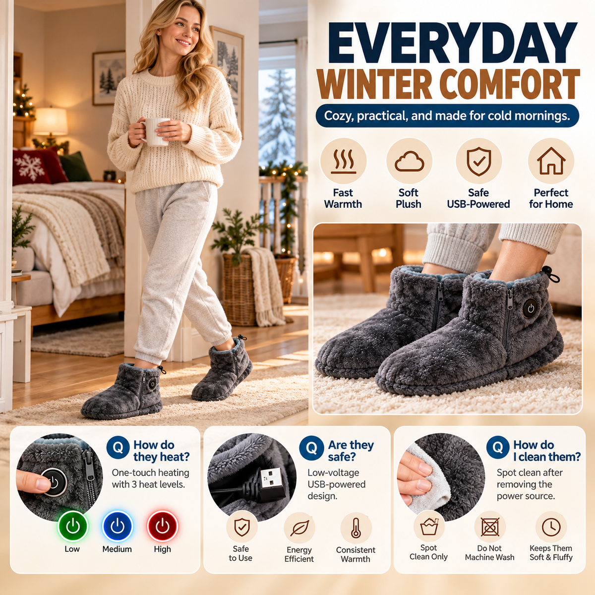 HeatStep Slippers