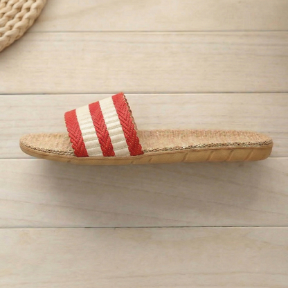Aloueta Unisex Sun Straw Singleband Slippers For Daily Comfort