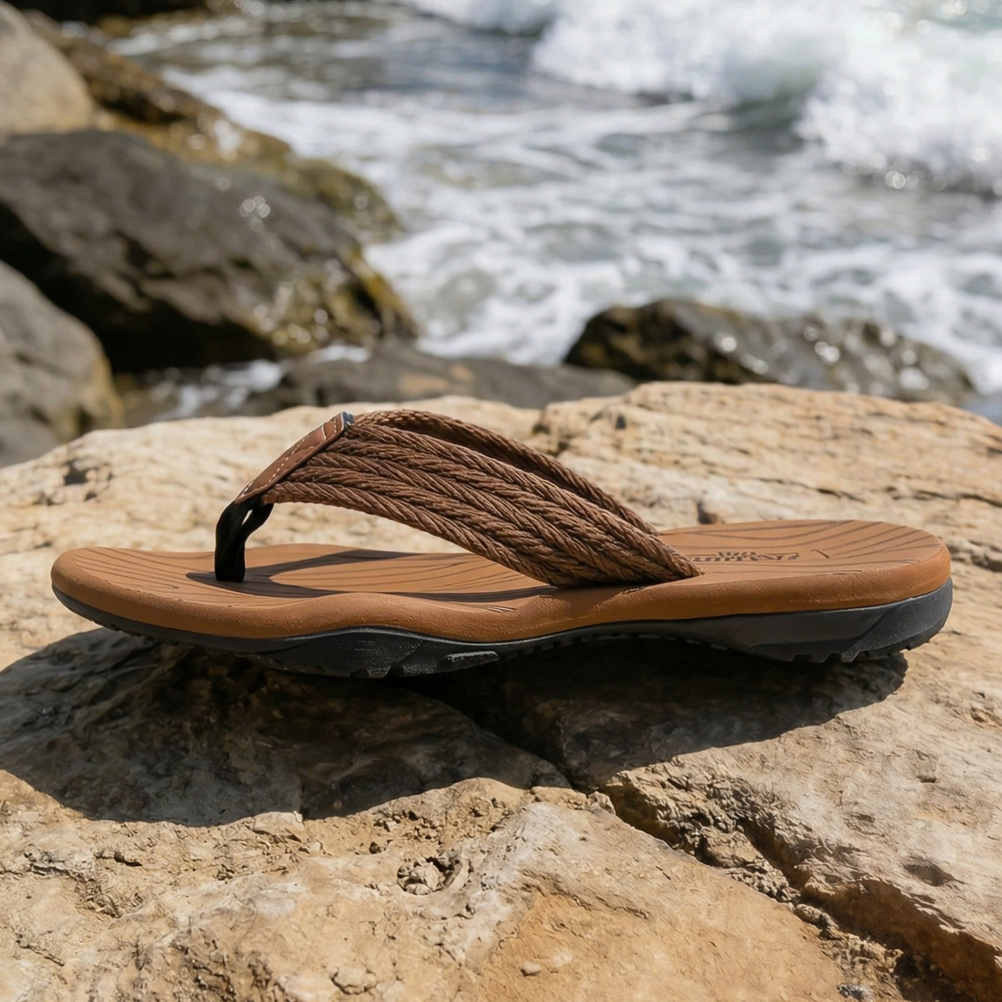 Aloueta Men's Sand Flip Flops For Summer Wanderlust