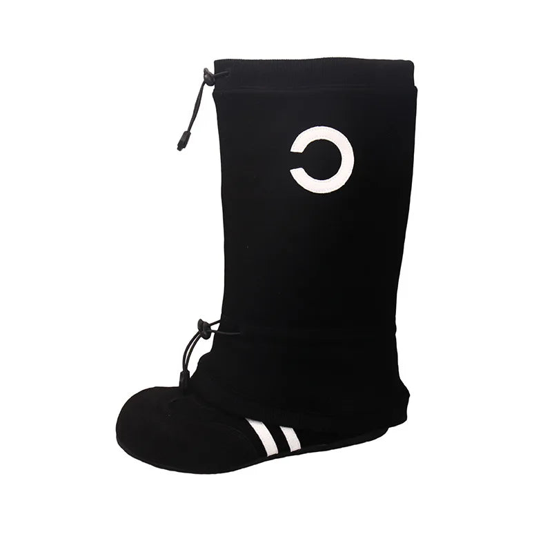 Women’s Fashion Slouchy Mid Calf Flat Boots