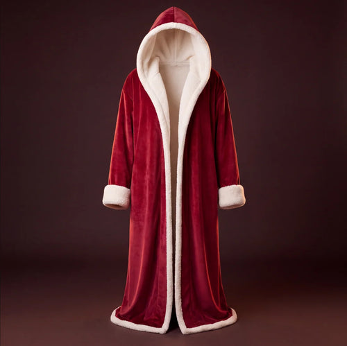Aloueta Cozy Long Hooded Winter Robe
