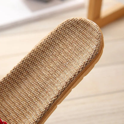 Aloueta Unisex Deep Sea Straw Singleband Slippers For Daily Comfort