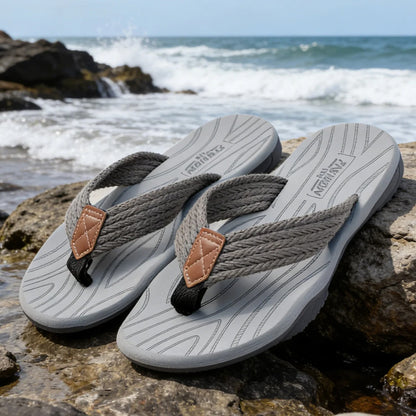 Aloueta Men's Rock Flip Flops For Summer Wanderlust